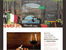 Tablet Screenshot of italiano-silkeborg.dk